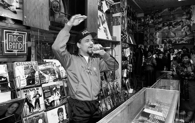 <p>Raymond Boyd/Getty Images</p> Ice-T in 1988