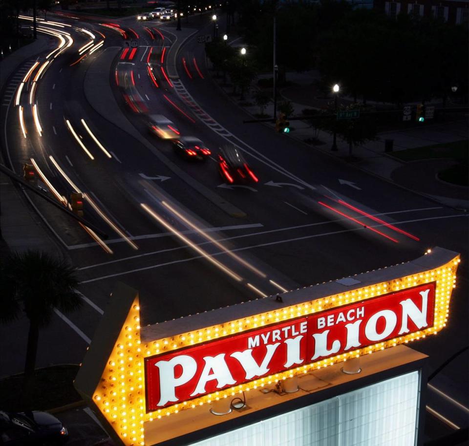 The site of the Myrtle Beach Pavilion.