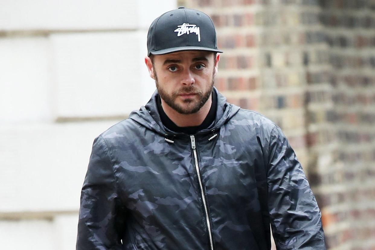 Devastated: TV star Ant McPartlin: Splash News