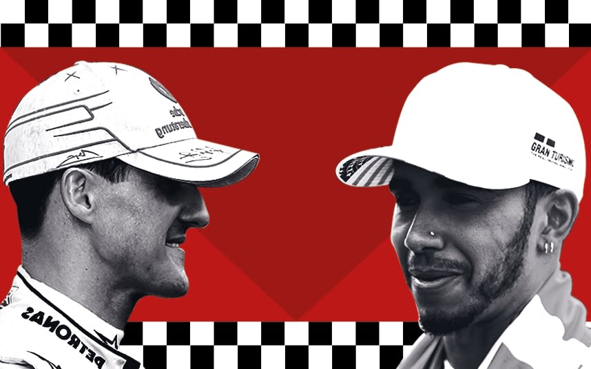 Michael Schumacher vs Lewis Hamilton: Hamilton has moved within one of Schumacher's record seven world titles