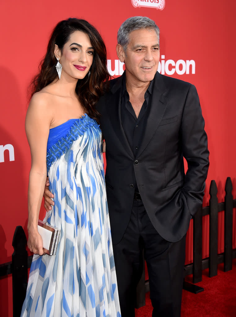 Amal Clooney and her mom stun at George’s ‘Suburbicon’ LA premiere