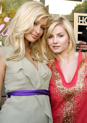 Paris Hilton and Elisha Cuthbert at Kitson in Beverly Hills for Warner Bros. Pictures' House of Wax