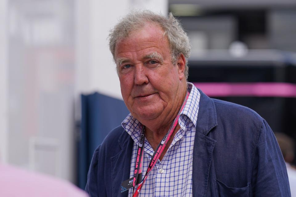 Jeremy Clarkson looking flushed.