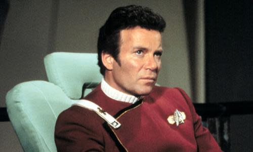 William Shatner as Captain Kirk in Star Trek II: The Wrath of Khan