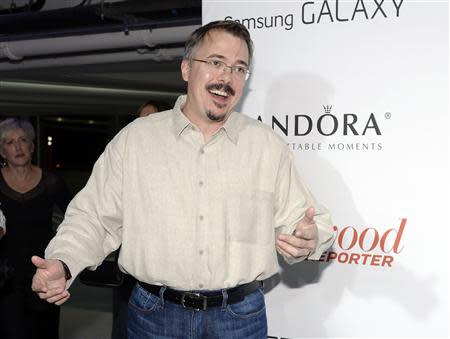 Vince Gilligan, creator of the television series "Breaking Bad", arrives at The Hollywood Reporter's Emmy party in West Hollywood, California, September 19, 2013. REUTERS/Kevork Djansezian (UNITED STATES - Tags: ENTERTAINMENT)