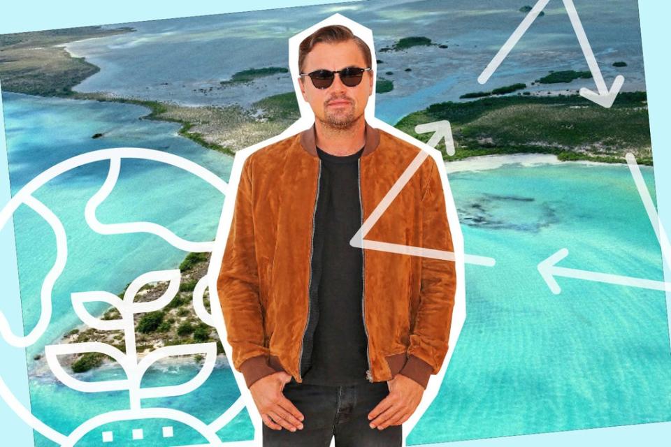 Saving the world: actor Leonardo DiCaprio is to help rewild an island in the Galapagos  (Leonardo DiCaprio is to help rewild the Galapagos.)