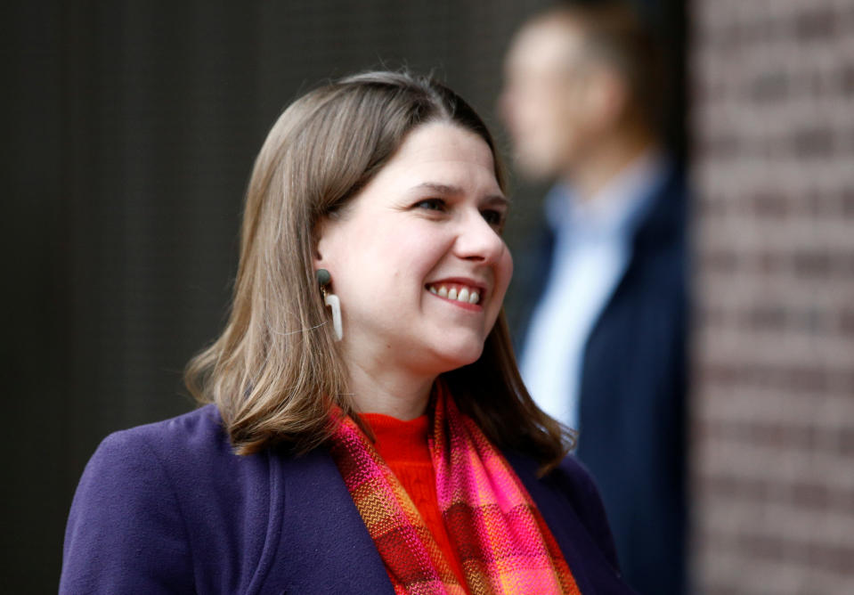 Britain's Liberal Democrat leader Jo Swinson visits the Design Museum in London, Britain, November 23, 2019. REUTERS/Henry Nicholls