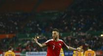 Football Soccer - Austria v Moldavia - 2018 World Cup Qualifying European Zone - Group D - Ernst-Happel Stadium, Vienna, Austria - 24/03/17 - Austria's Marko Arnautovic reacts. REUTERS/Leonhard Foeger