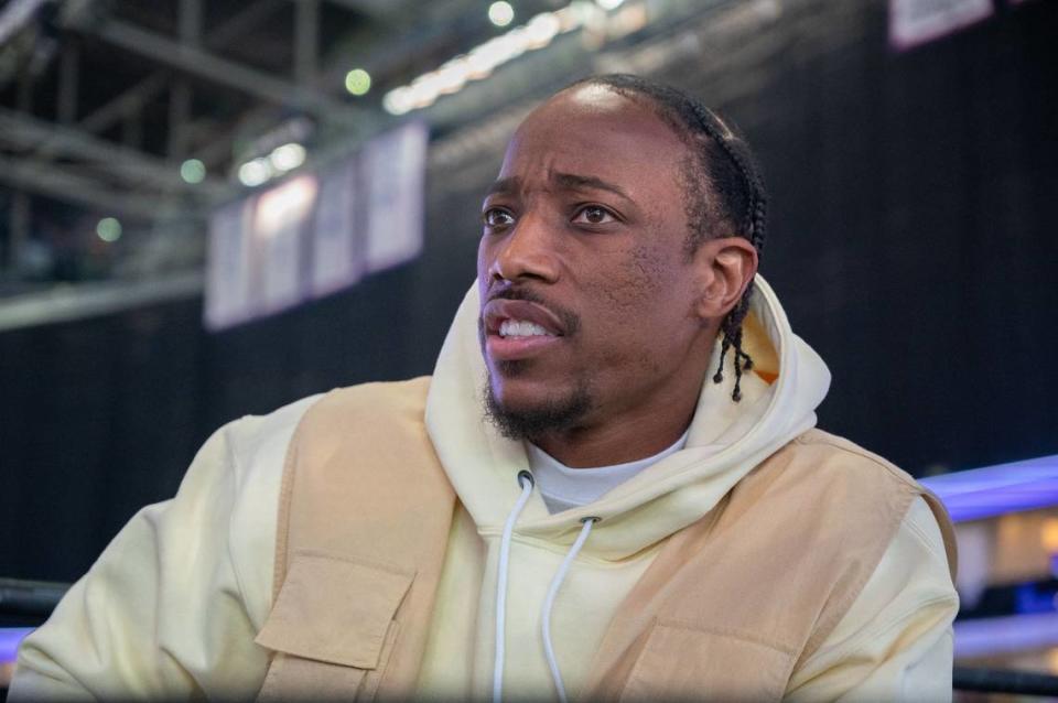 DeMar DeRozan answers a journalist’s questions during an introductory press conference at Golden 1 Center on Tuesday, July 9, 2024. “When you’re a competitor, you want to be where the best is at,” DeRozan said.