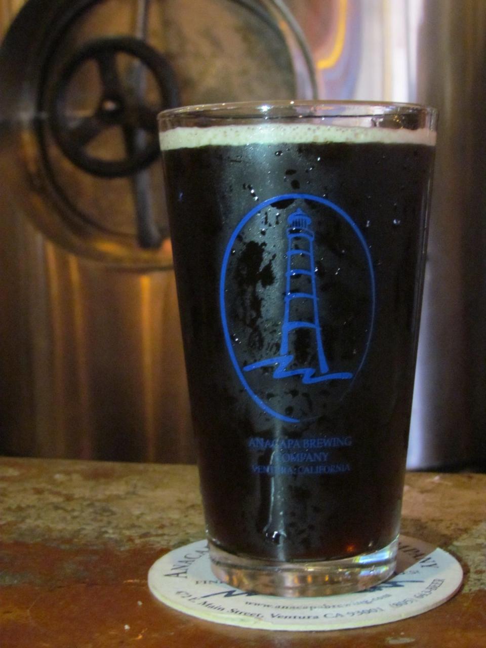 Anacapa Brewing Company's brown ale Barkin' Up the Right Tree. The brewery and restaurant closed on Sunday, Oct. 30, 2022. LISA MCKINNON/THE STAR