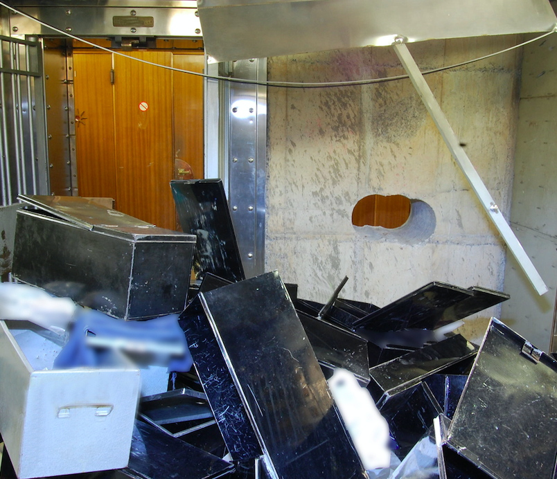 <em>The incident happened a short distance from the Hatton Garden Safe Deposit company, which was raided in April 2015 (Getty)</em>