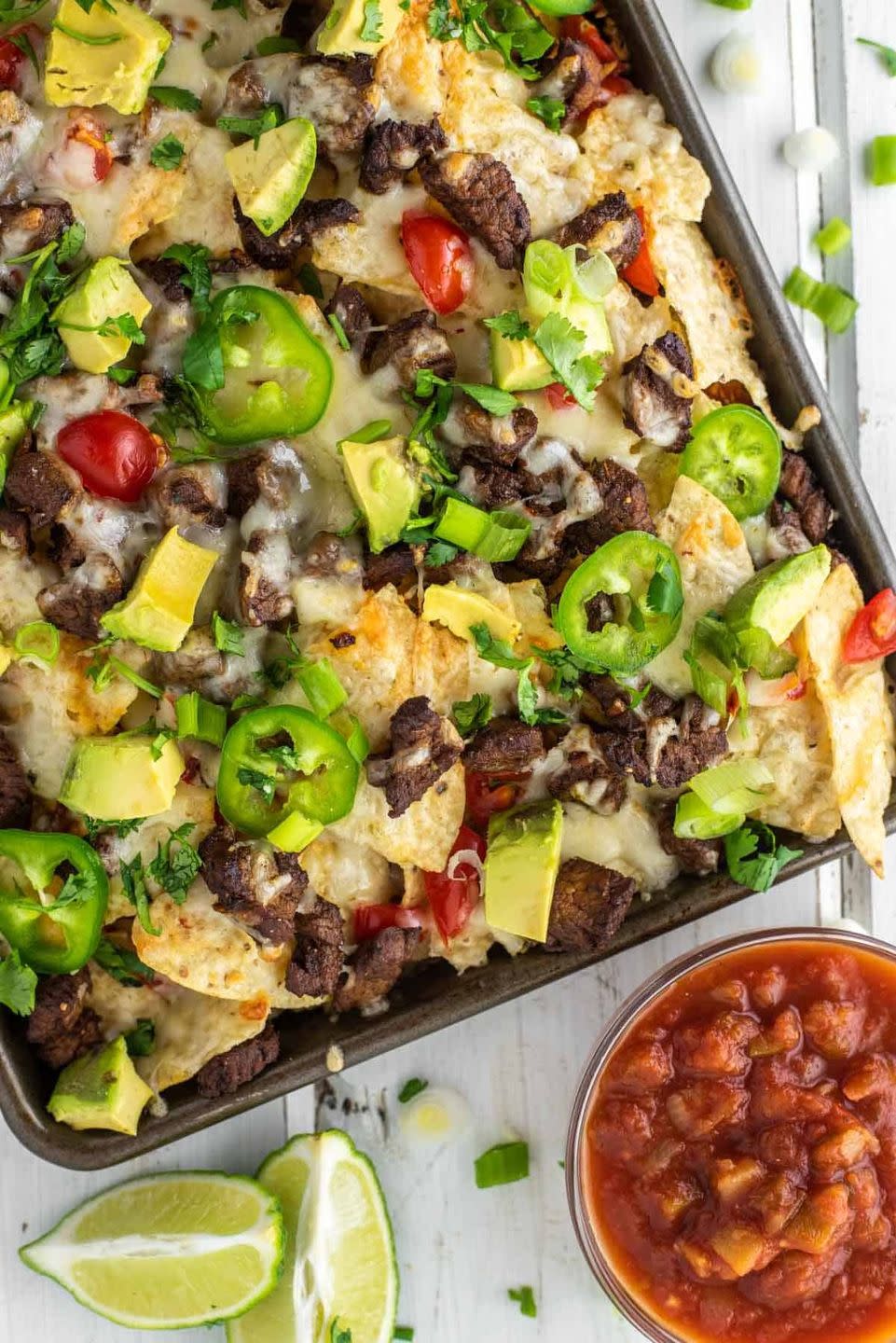 carne asada nachos