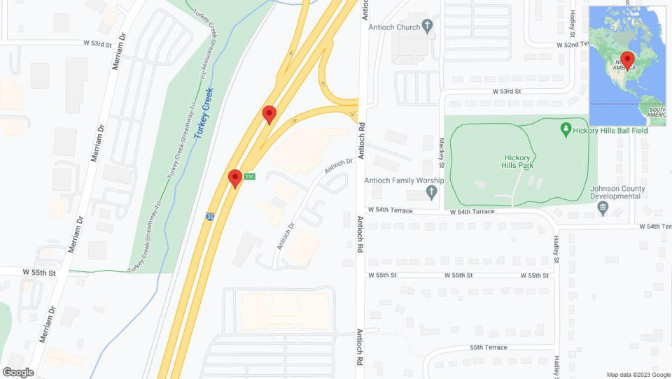 A detailed map that shows the affected road due to 'Crash update: I-35' on September 18th at 4:08 p.m.