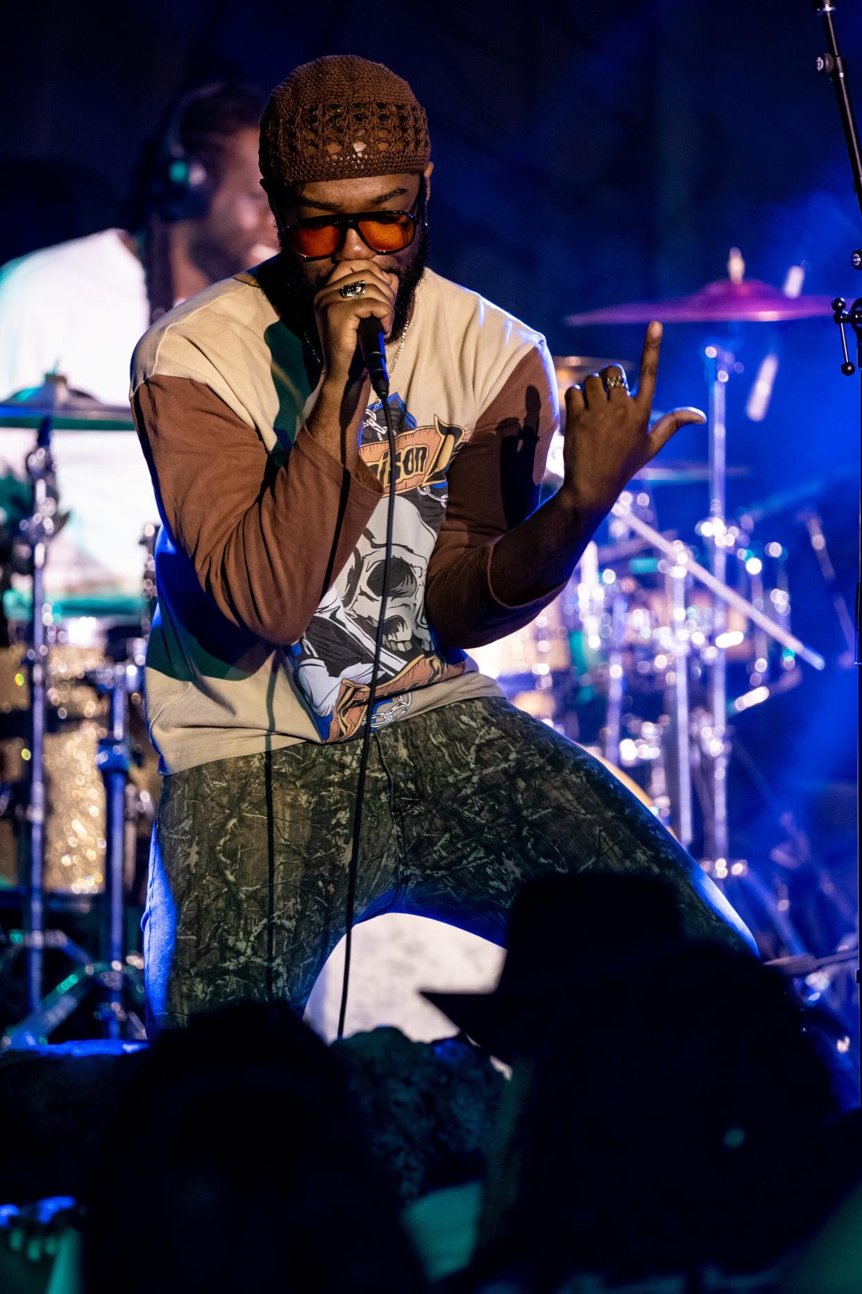 Willie Jones performs during a Sticks and Swamp tour concert at the Exit/In in Nashville, Tennessee, Friday, April 21, 2023.