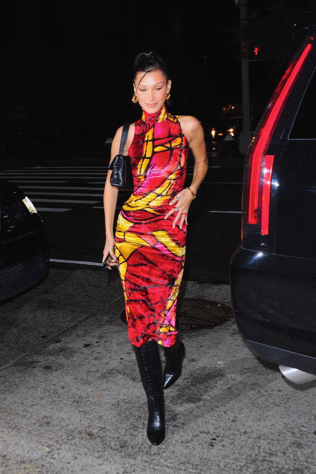 Bella Hadid Wears Vintage Vivienne Westwood in NYC