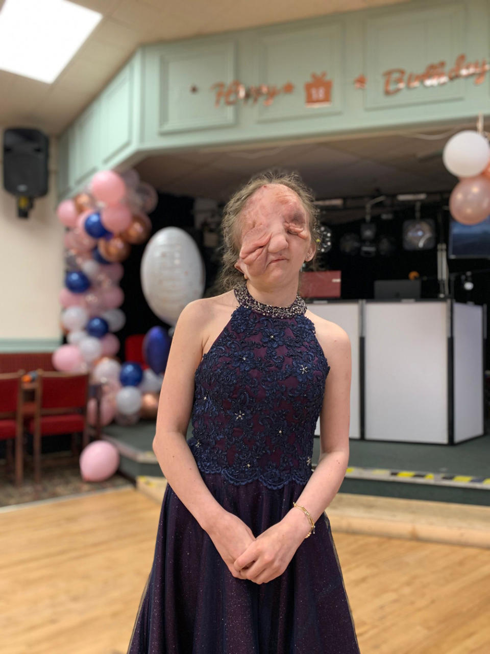 Lizzy ready to party on her 18th birthday (Collect/PA Real Life)