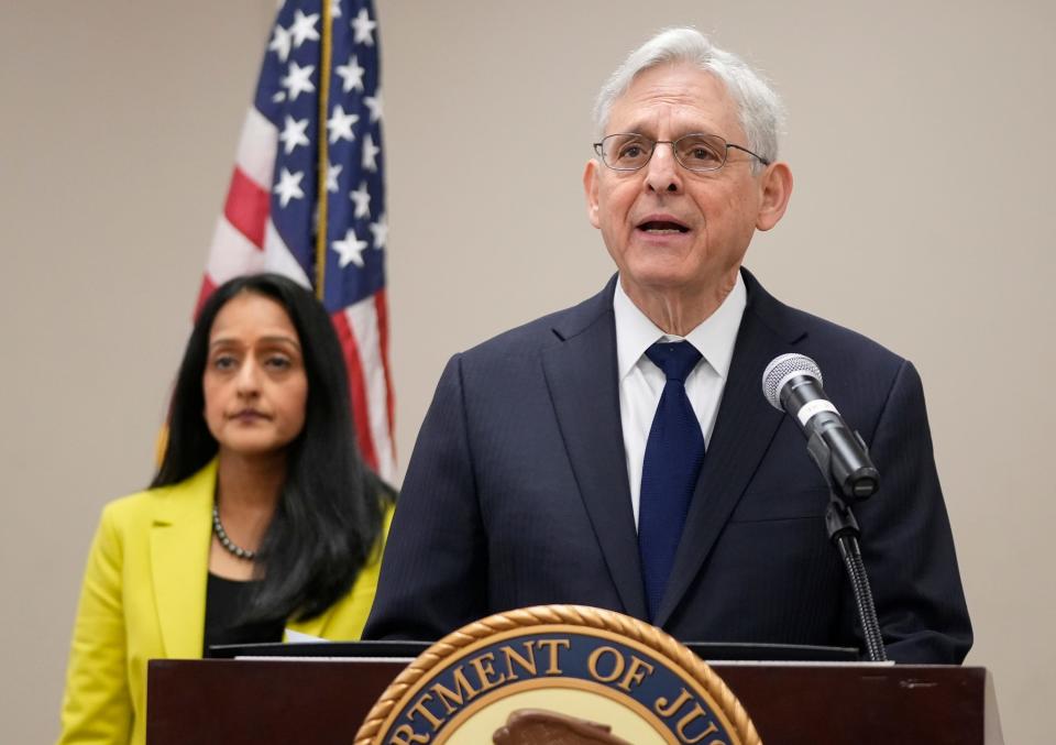 "Law enforcement response at Robb Elementary School on May 24 and in the hours and days after was a failure that should not have happened," U.S. Attorney General Merrick Garland told reporters and Uvalde community members at a news conference Thursday.