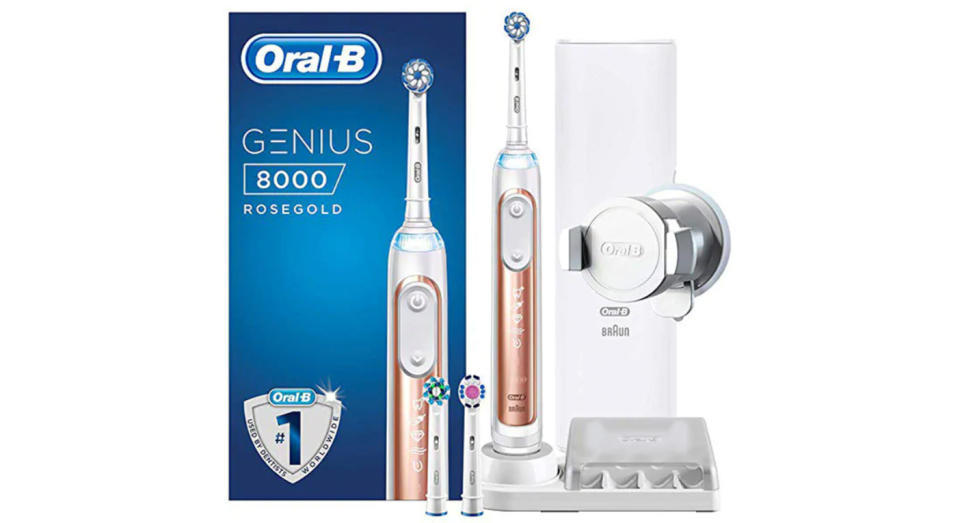 Oral B Genius 8000 Rose Gold Electric Toothbrush