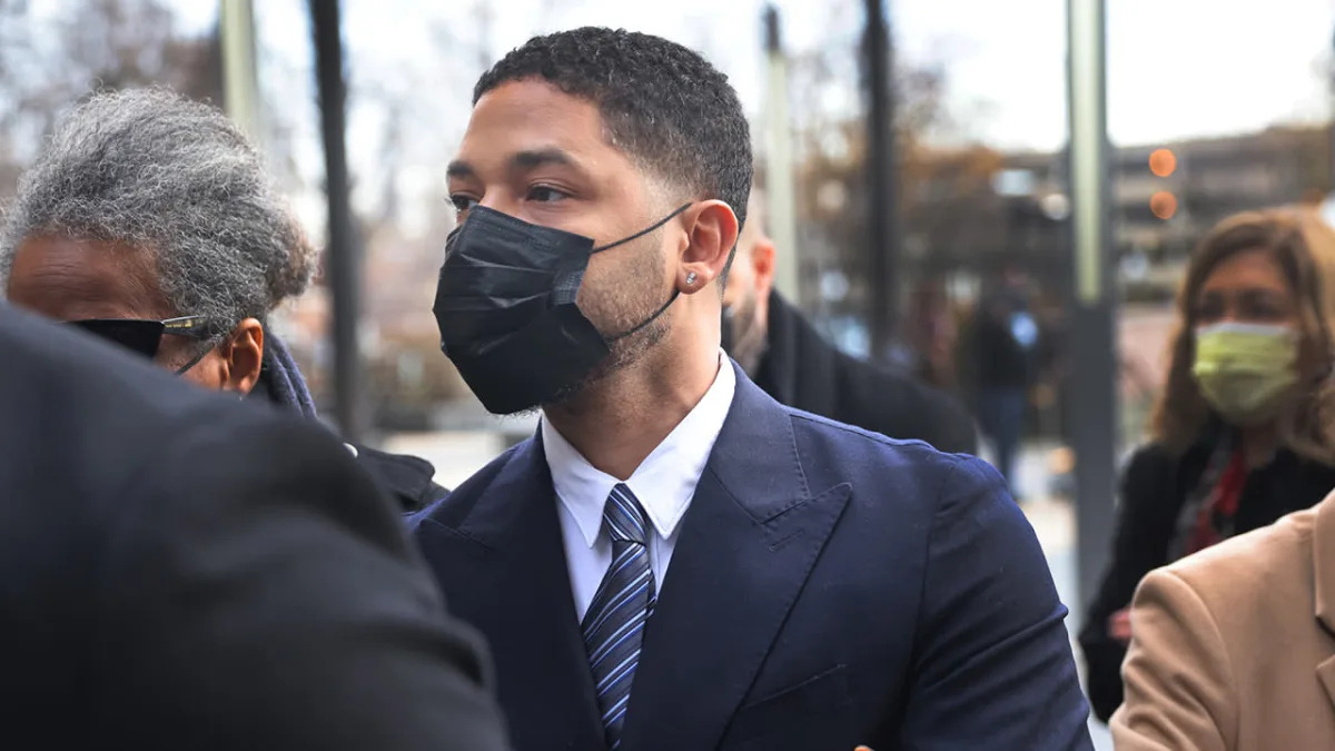 Jussie Smollett blasts prosecutor for reading actor's texts that included N-word