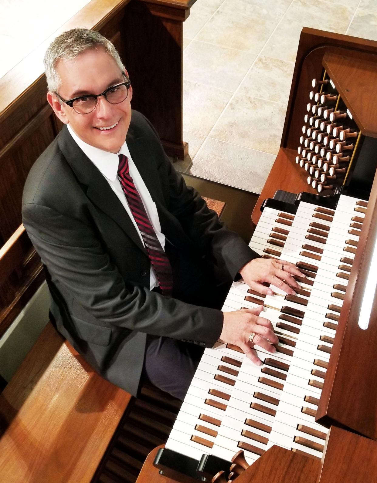 Organist Michael Helman.
