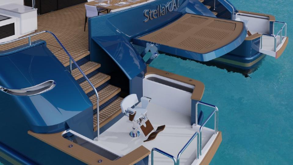 StellarPM's SF2603 85-foot sportfishing catamaran.