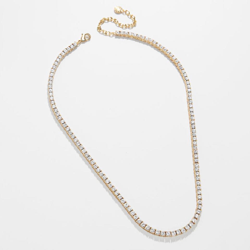 Oscars BaubleBar Tennis Necklace Trend