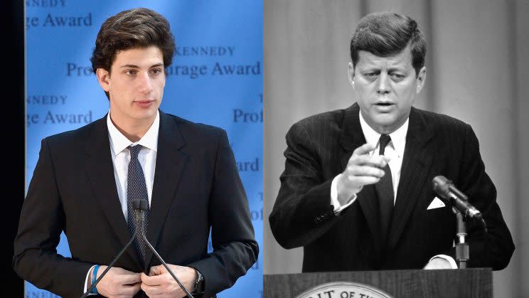 Jack Schlossberg and his grandfather, President John F. Kennedy (Photo: Getty Images)