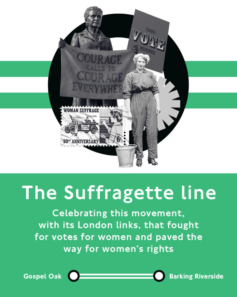 Suffragette line. (TFL)