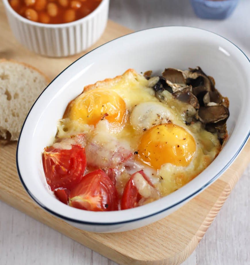 Full English Breakfast Baked Eggs from Amuse Your Bouche