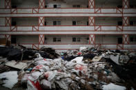 <p>Abandoned Alps Ski Resort is seen near the demilitarized zone separating the two Koreas in Goseong, South Korea, Jan. 17, 2018. (Photo: Kim Hong-Ji/Reuters) </p>