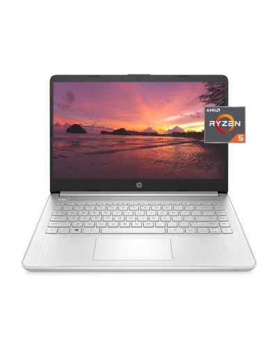 HP 14 Laptop, AMD Ryzen 5 5500U, 8 GB RAM, 256 GB SSD Storage, 14-inch Full HD Display, Windows…