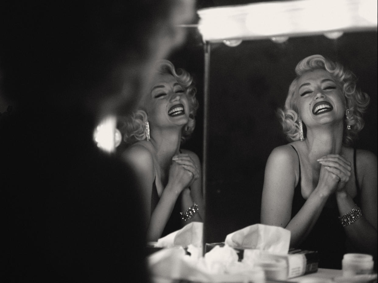 Ana de Armas as Marilyn Monroe in 