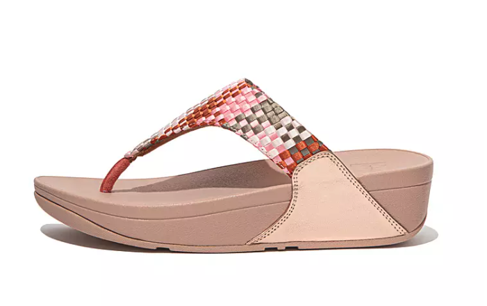 Lulu Silky-Weave Toe-Post Sandals. Image via Fitflop.