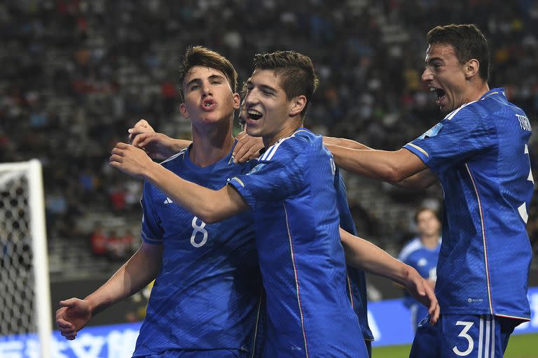 Italia tiene el goleador del Mundial Sub 20, Casadei (8), quien llega a la final con 7 conquistas