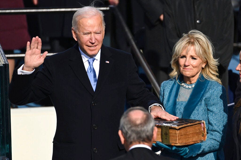 joe biden jill biden inauguration