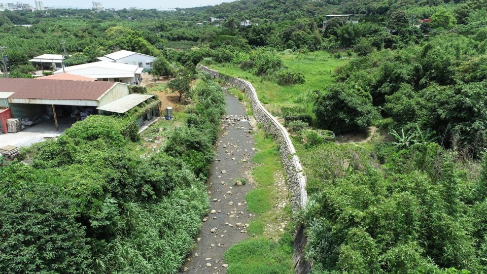 淡水區公司田溪   圖：新北市水利局提供