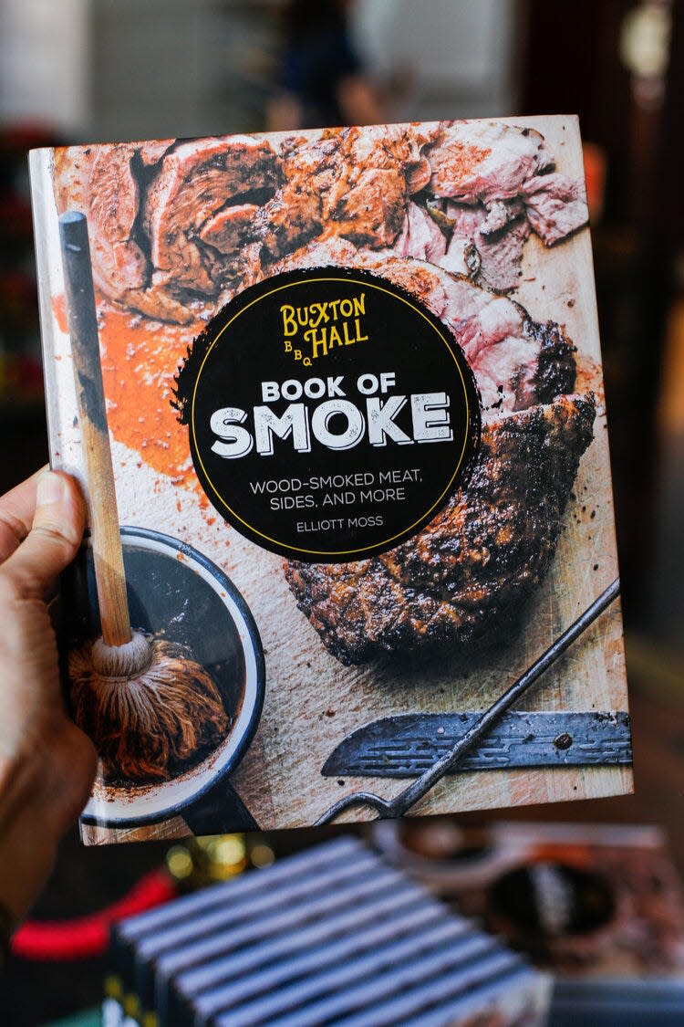 "Buxton Hall Barbecue's Book of Smoke: Wood-Smoked Meat, Sides, and More" by Elliott Moss