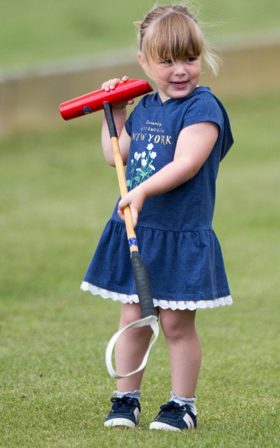 The Queen's great-grand-daughter Mia Grace - Credit:  PA