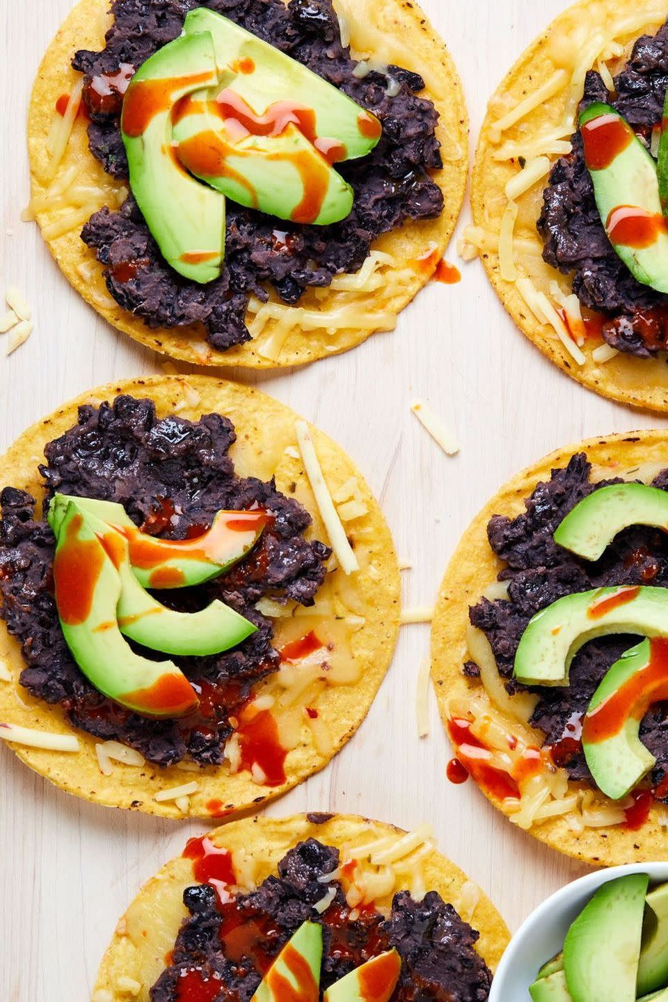 5-Ingredient Black Bean Tostadas