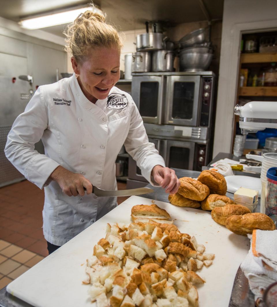 Melissa Donahue, chef-owner of Sweet Melissa's Cafe on Sanibel, is one of 20 semifinalists for Best Chef: South at the 2019 James Beard Awards, the Oscars of the restaurant world.