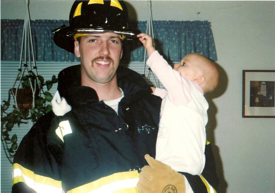 Port Jervis Councilmember Elizabeth Miller with her late father Douglas Miller, a New York City firefighter who died during the Sept. 11, 2001, terrorist attacks after he entered the South Tower.