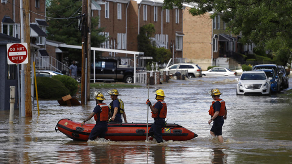 Tropical storm Isaias rescue efforts