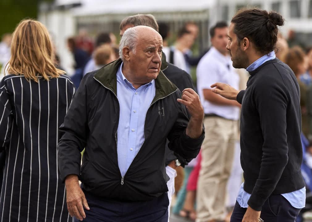 11. Amancio Ortega | Net worth: $77.6 billion - Source of wealth: Zara - Age: 84 - Country/territory: Spain | Amancio Ortega's fortune comes from the world of retail and fashion. He was a co-founder, with his late ex-wife, in 1975 of Inditex, owner of the Zara retail clothing stores. He has invested heavily in commercial real estate in New York, Madrid, Barcelona, and London and has a 5% stake in the Spanish energy company Enagas. He stepped down as Inditex chairman in 2011. (fotopress/Getty Images)