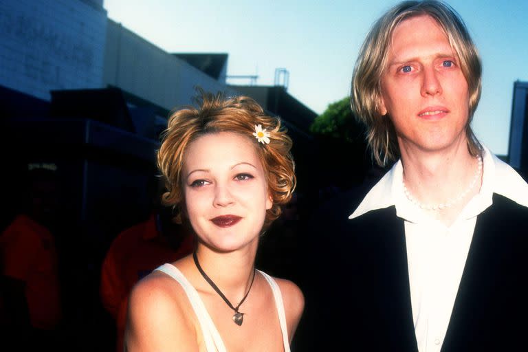 Drew Barrymore y el músico de Hole, Eric Erlandson 