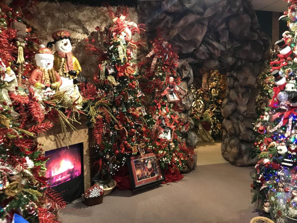 Eddie's Florist Interior Christmas Trees