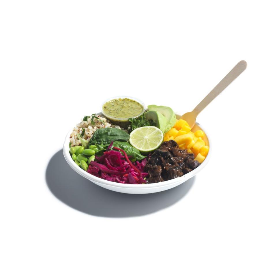 4) Pret Sticky  Mushroom Salad Bowl