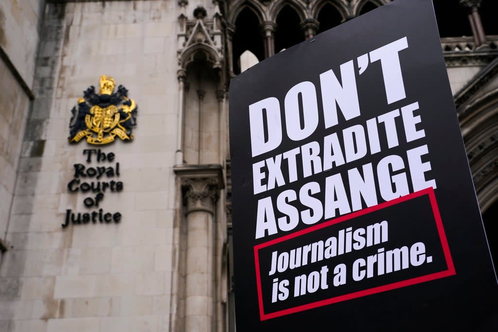 Britain Assange (Copyright 2021 The Associated Press. All rights reserved)