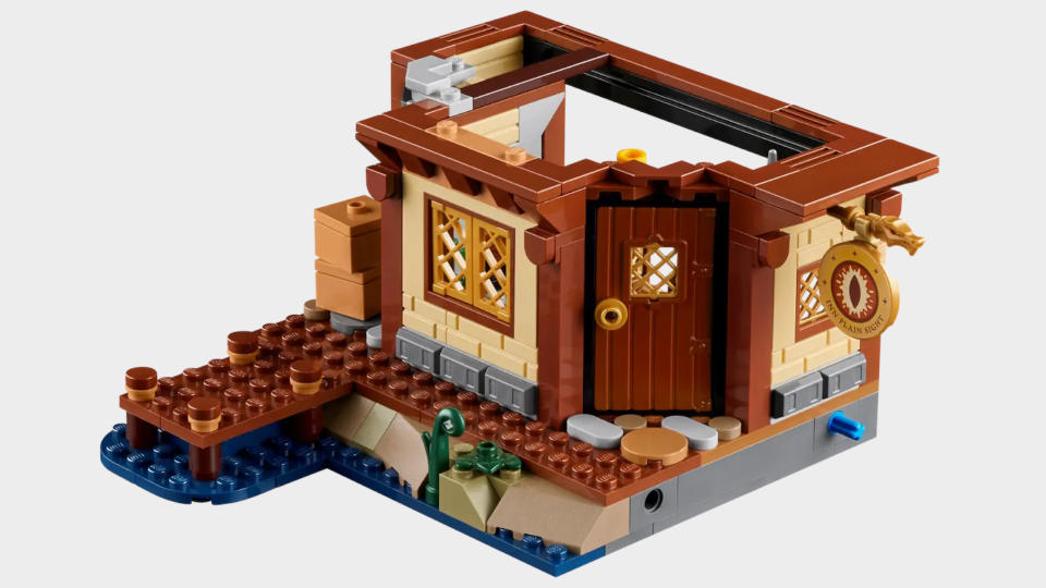 Lego D&D set on a plain background