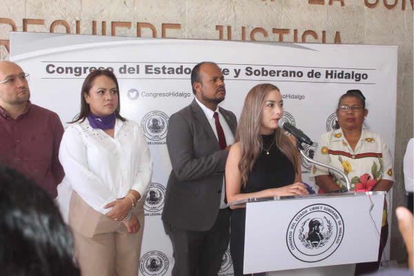 diputados de hidalgo tras la aprobación de la ley leslie que endurce penas por ataques con ácido