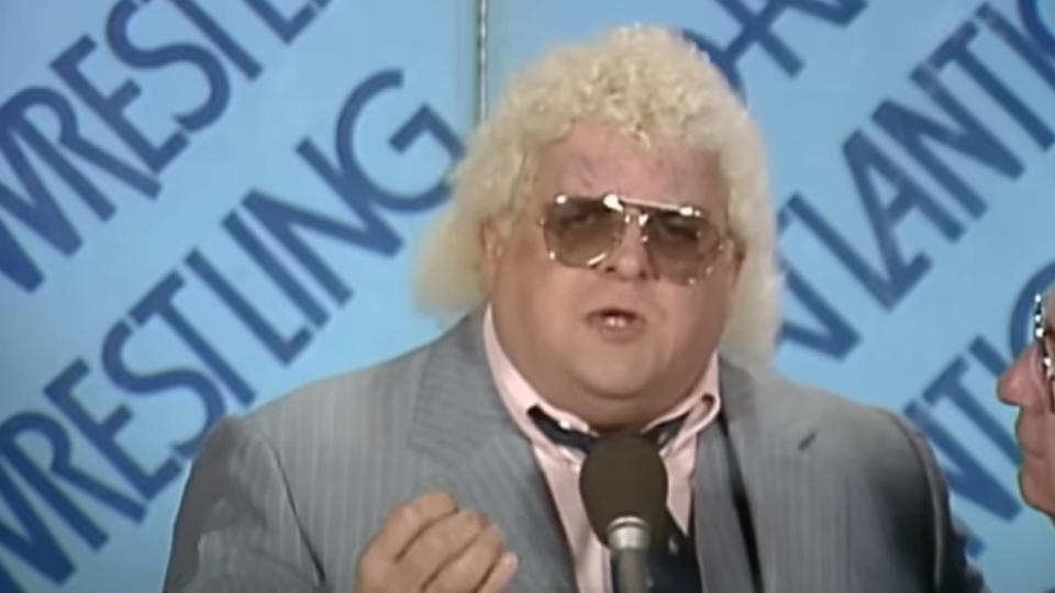 Dusty Rhodes giving his 